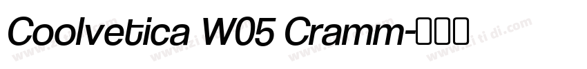 Coolvetica W05 Cramm字体转换